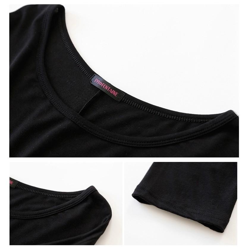 【台灣現貨】莫代爾T恤 女五分袖寬鬆素色前短後長大碼打底衫 蝙蝠衫 /許願花園-細節圖8