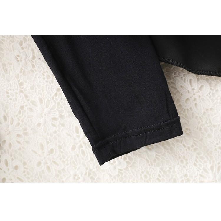 【台灣現貨】假兩件不規則透氣雪紡莫代爾褲裙 雪紡裙 休閒長裙 大擺裙 褲子 /許願花園-細節圖9