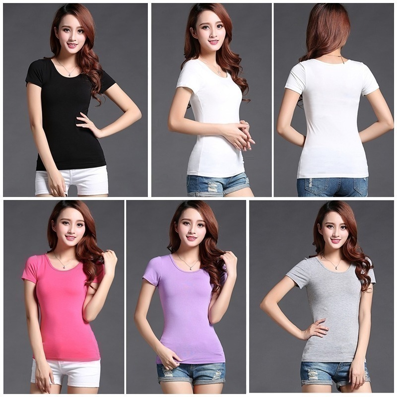 【台灣現貨】莫代爾無鋼圈Bra短袖T恤 罩杯一體上衣 居家服 免穿內衣 /許願花園-細節圖6