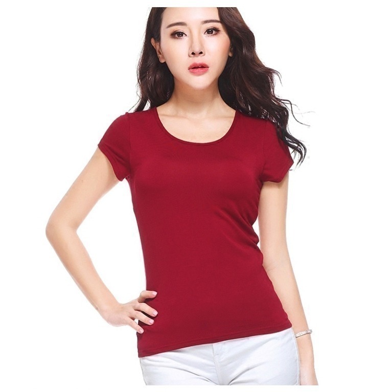 【台灣現貨】莫代爾無鋼圈Bra短袖T恤 罩杯一體上衣 居家服 免穿內衣 /許願花園-細節圖7