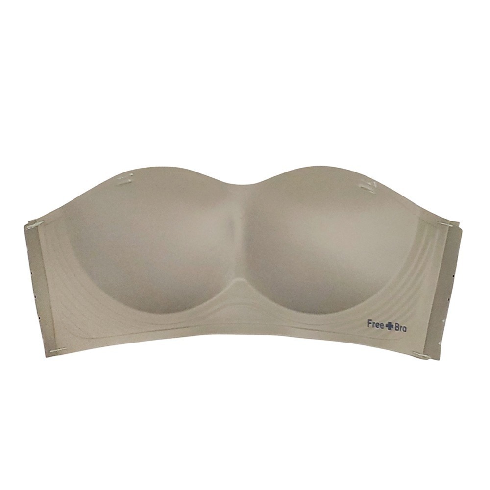 【許願花園】輕薄超集中防滑無肩帶內衣 防走光無鋼圈胸罩 平口一字領必備-規格圖11