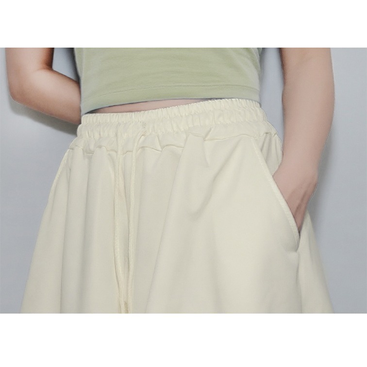 【許願花園】寬鬆顯瘦褲裙 短褲 短裙 短闊腿褲-細節圖6