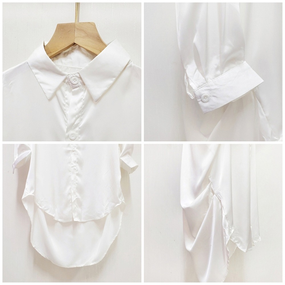 【許願花園】上衣+褲子🩷性感襯衫裙睡衣套裝 開衫居家服-細節圖11