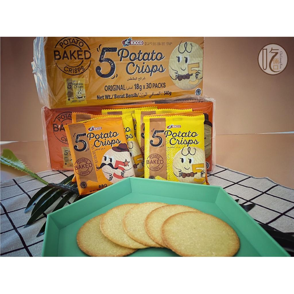 【餅乾 吃倆口】誠溙洋芋薄脆餅(BBQ/原味) 540公克/盒-細節圖5