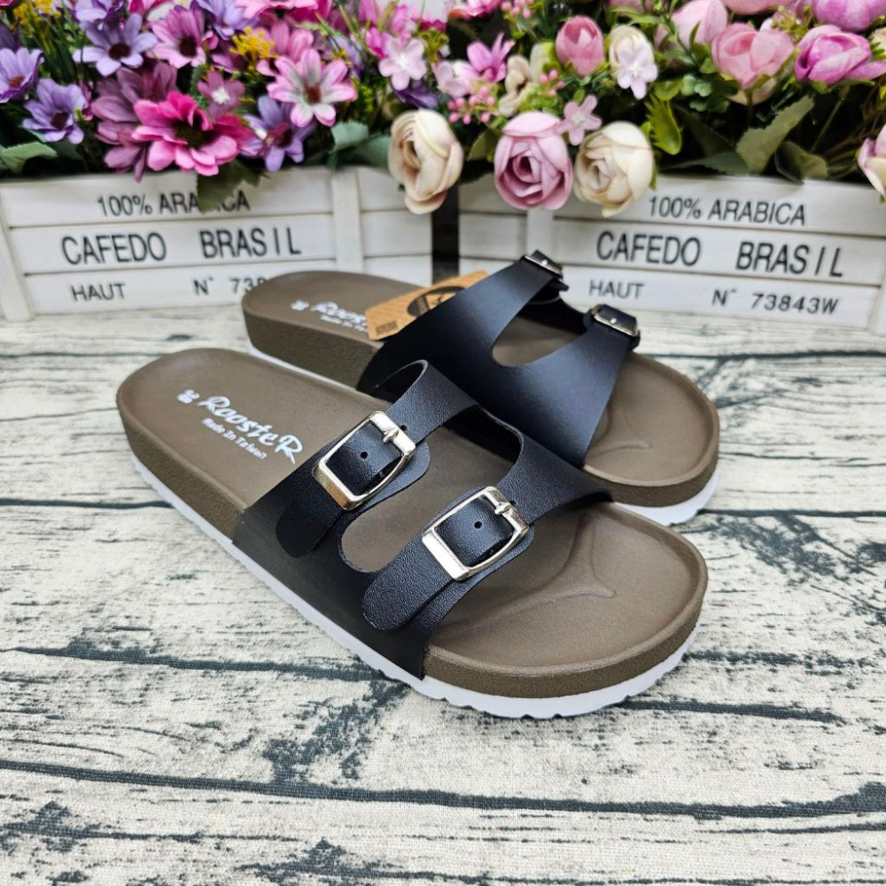 四季必備 台灣製 柏肯拖鞋 輕量 親子鞋 平底拖鞋 室內拖鞋 海邊拖鞋-細節圖5