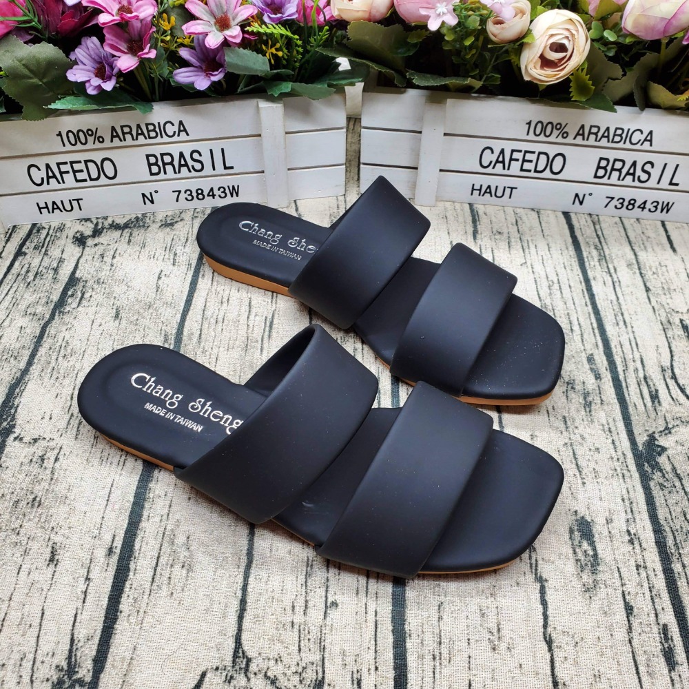 軟底好穿  MIT製 百搭平底涼拖鞋 輕量 止滑 QQ軟墊-細節圖3