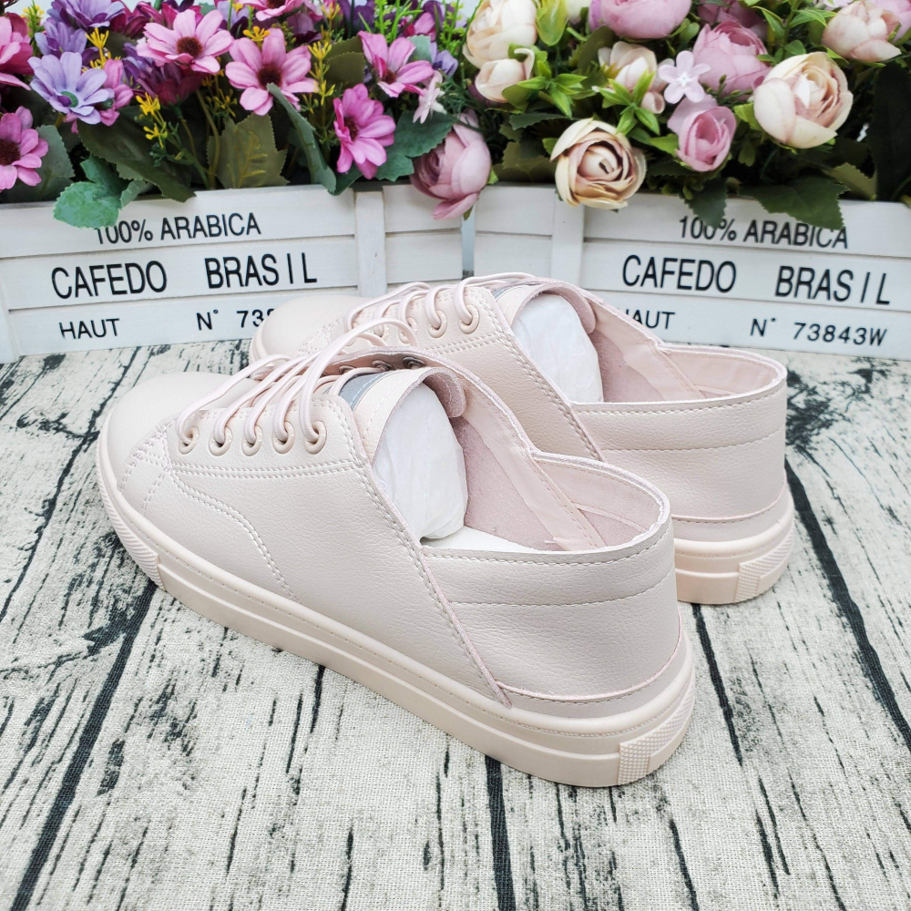 熱銷🔝超軟皮革 免綁帶 休閒鞋 小白鞋 一鞋兩穿 懶人鞋 台灣出貨-細節圖6