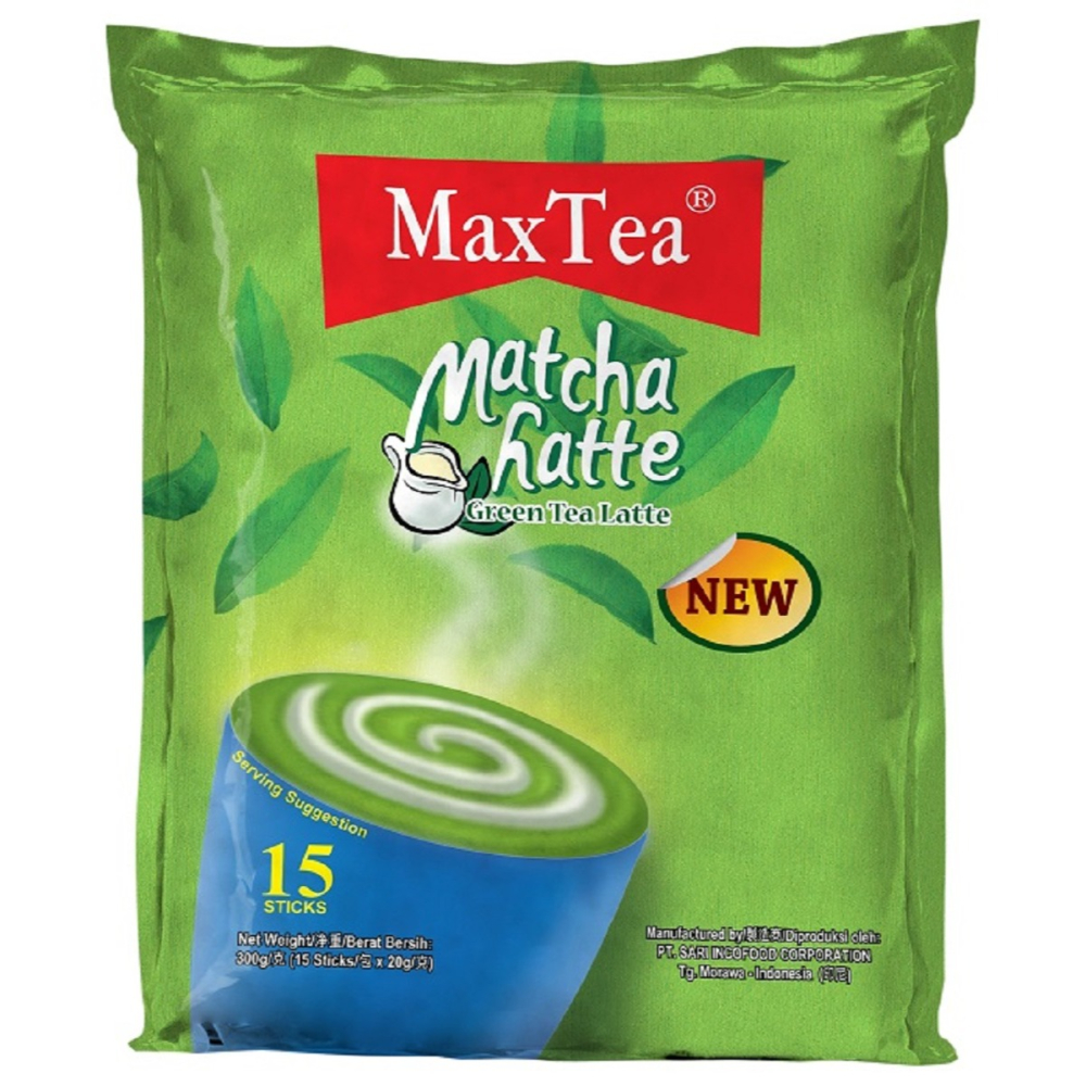 【MaxTea】抹茶拿鐵3袋組 (20g*15入/袋)-細節圖3