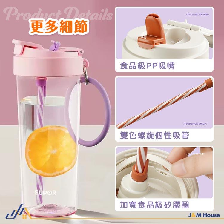 雙飲隨行杯 吸管杯 輕量Tritan隨行杯 650ml 環保杯 大容量-細節圖8