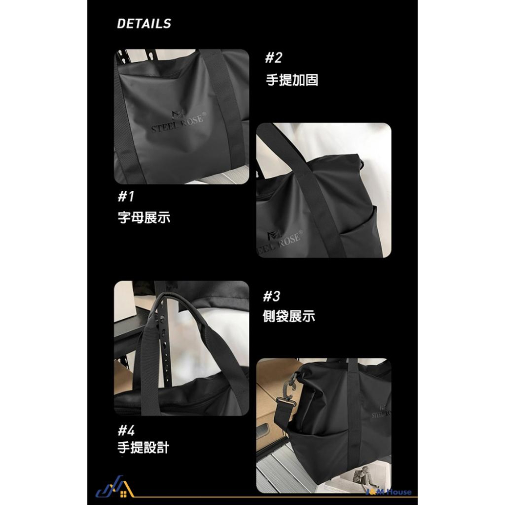 多功能健身包 旅行袋 行李袋 運動包 收納包 手提包 防水包 單肩斜挎包男女-細節圖6