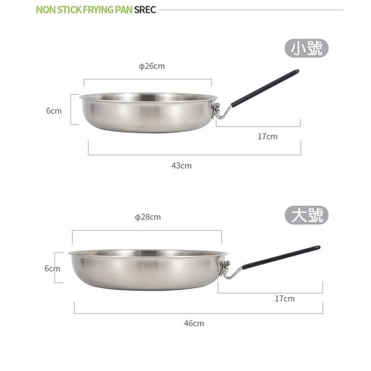 【台灣現貨】CLS 蜂窩紋不沾平底煎鍋 平底鍋 煎鍋 28cm 露營煎鍋-細節圖7