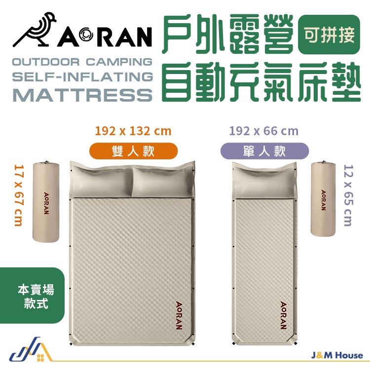 【台灣現貨】自動充氣床墊加厚款 充氣睡墊 睡墊 雙人充氣床墊 空氣床墊 露營床墊 防潮墊-細節圖8