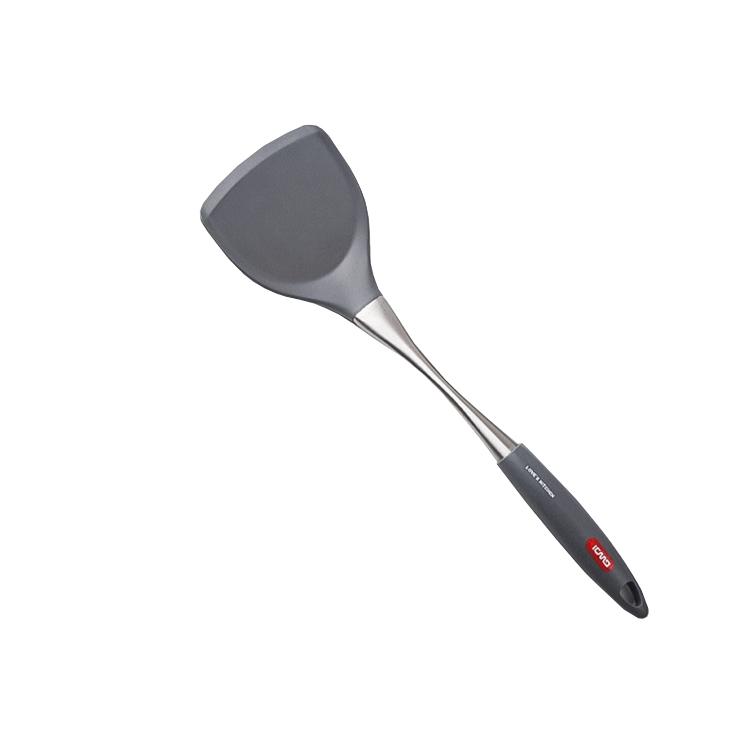 矽膠鍋鏟廚具 不沾鍋專用 不沾鍋廚具 不銹鋼鍋鏟 廚具 廚房用具 鍋鏟 鏟子 煎鏟-細節圖2