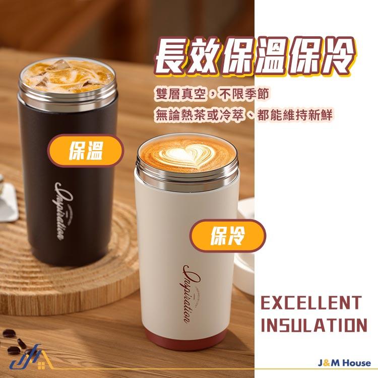 智能陶瓷保溫杯 陶瓷內膽 保溫杯 隨行杯 咖啡杯 500ml 智能LED顯溫杯蓋 保冷保溫 環保杯 贈清潔刷-細節圖5