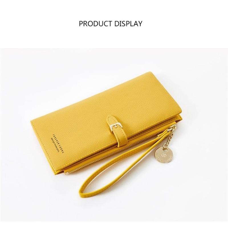 【台灣現貨】時尚女生手拿包 經典長夾 多卡片夾層 錢包-細節圖2