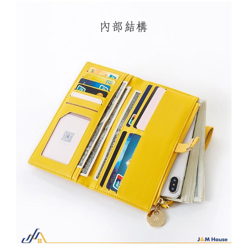 【台灣現貨】時尚女生手拿包 經典長夾 多卡片夾層 錢包-細節圖6