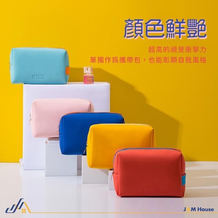 【台灣現貨】CANDY心動手拿化妝包 化妝包 化妝袋 旅行袋 洗漱包 旅行收納包 PU手拿包 化妝品收納包-細節圖5