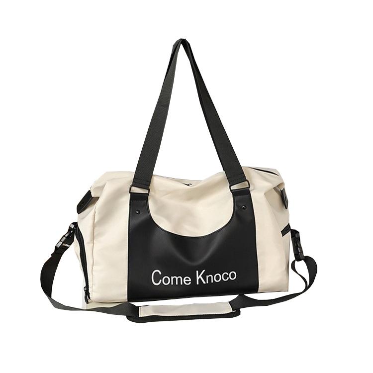 單肩運動收納包 大容量獨立鞋倉 乾濕分離 運動包 瑜珈包 籃球包 手提袋 旅行袋男女款-細節圖2