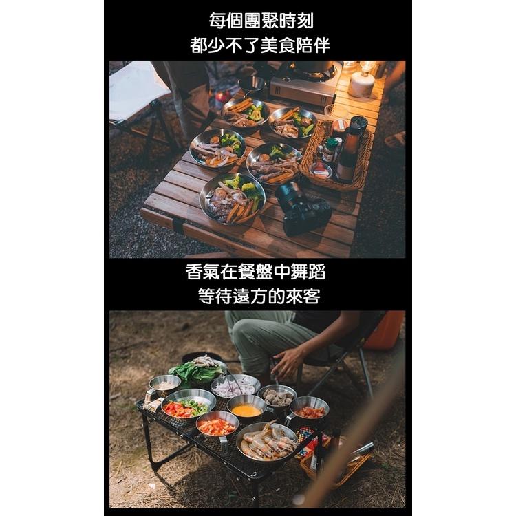 【台灣現貨】黑鹿戶外304不銹鋼碗 露營收納碗盤 隔熱防燙 300ml-細節圖3