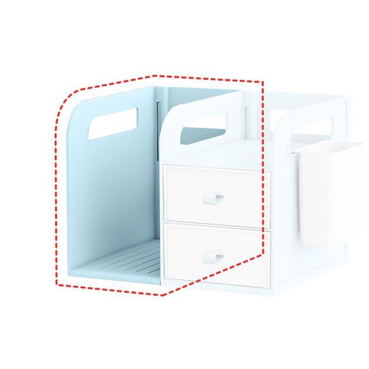 【台灣現貨】小文青文書收納櫃 書架 筆筒 書架 收納櫃 收納架 置物櫃-細節圖2