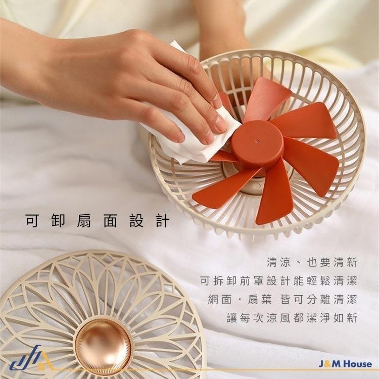 【台灣現貨】小米有品 向物 手捧花 桌面擺頭風扇 搖頭迷你風扇 隨身風扇 手持風扇 USB充電 靜音電風扇-細節圖7