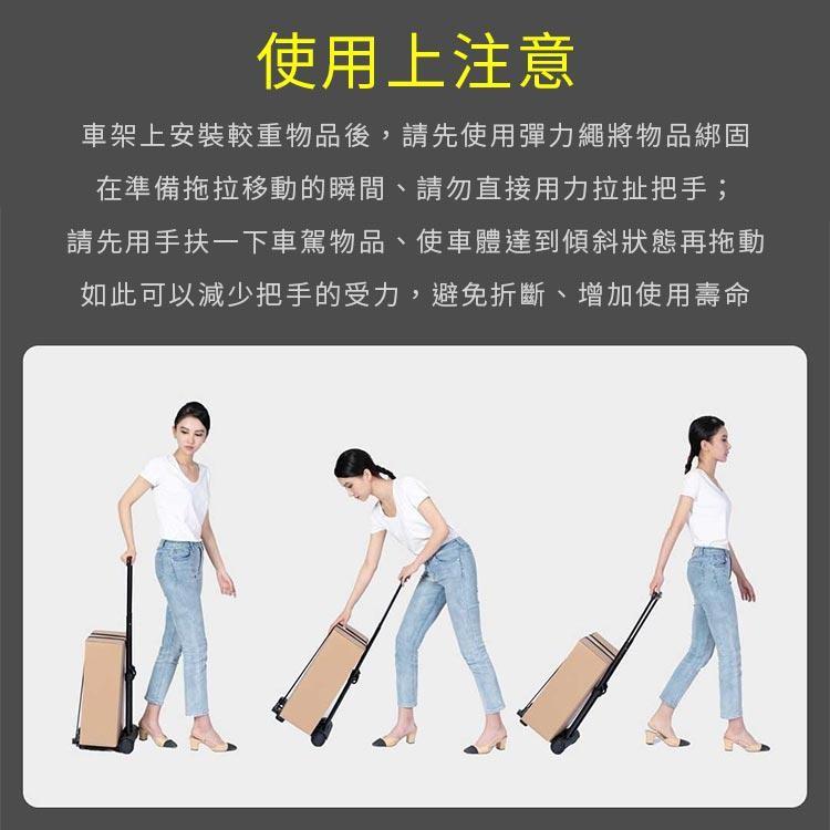 【台灣現貨】小米有品宜諾樂活摺疊手拉購物車 購物車 附牛津布購物袋套裝款 手拉車 買菜車 小拉車-細節圖8