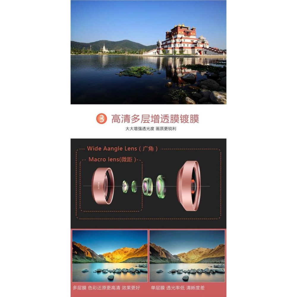 【台灣出貨】廣角鏡 超大廣角0.45X 微距 二合一鏡頭 手機鏡頭 鏡頭 自拍神器 手機鏡頭夾-細節圖3