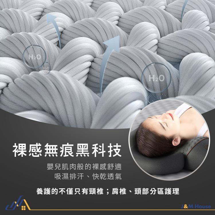 恆溫按摩頸椎枕 頸椎枕頭 頸椎按摩枕 加熱熱敷頸椎枕頭 頸椎牽引器 震動按摩頸椎枕頭 圓柱護頸枕頭-細節圖7