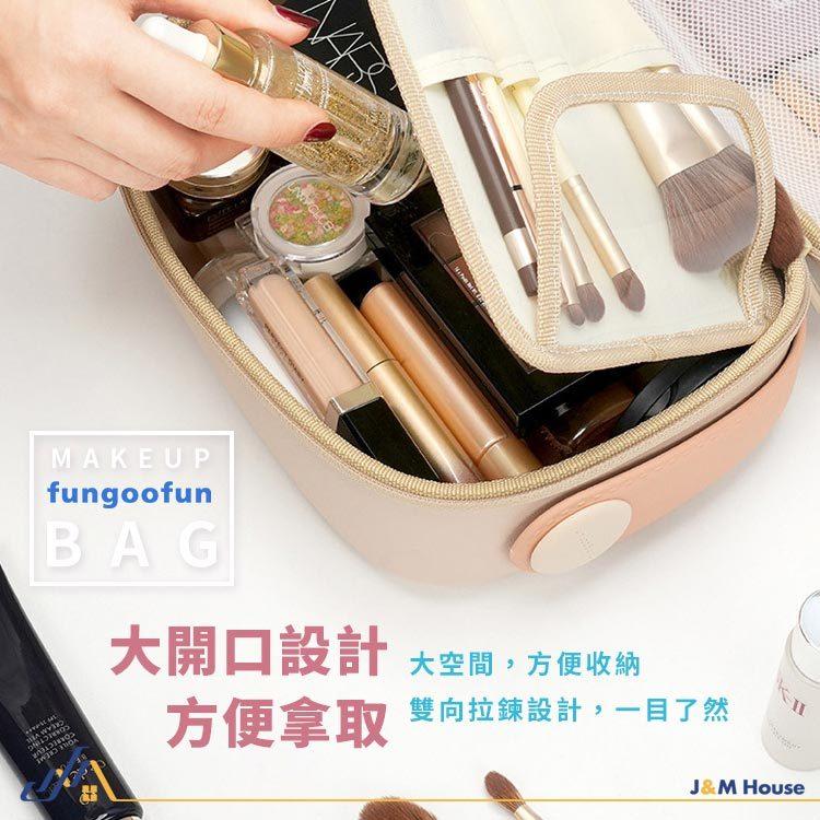 fungoofun化妝收納包 防水收納包 旅行化妝包 手提收納包 沙灘包 游泳包 洗漱包-細節圖3