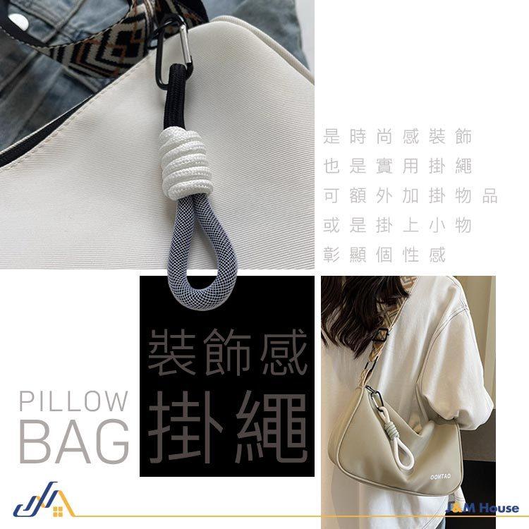 寬肩帶枕頭包 防潑水尼龍包 餃子包 大學生上課斜挎包 單肩斜挎包 枕頭包 旅行包 單肩包-細節圖6