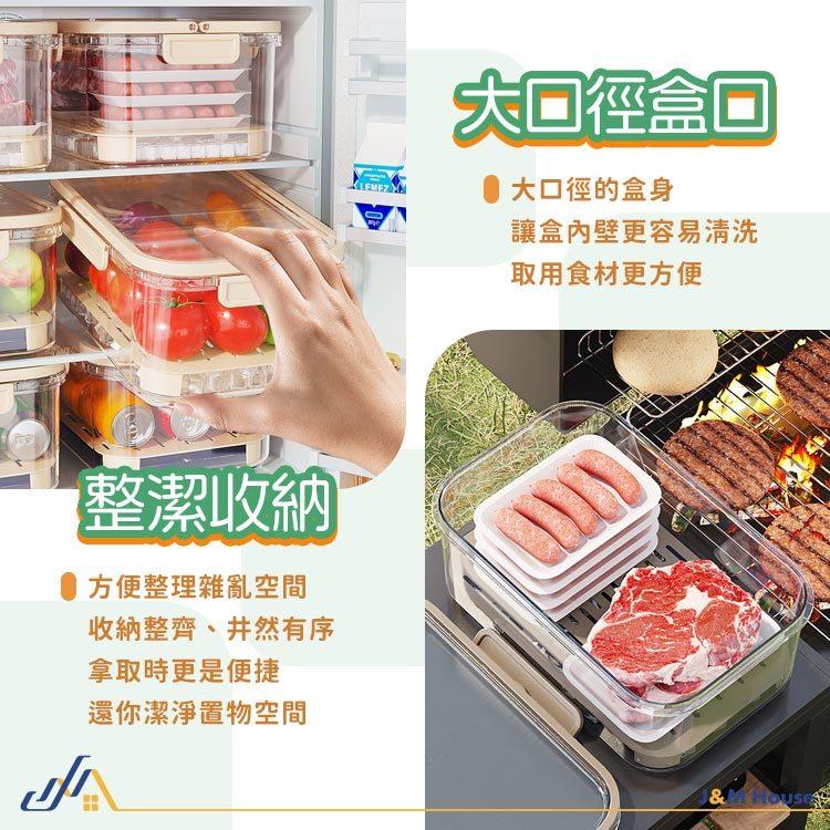 戶外兩用手提保鮮盒 收納保鮮盒 密封保鮮盒 透明保鮮盒 餅乾盒 密封盒-細節圖7