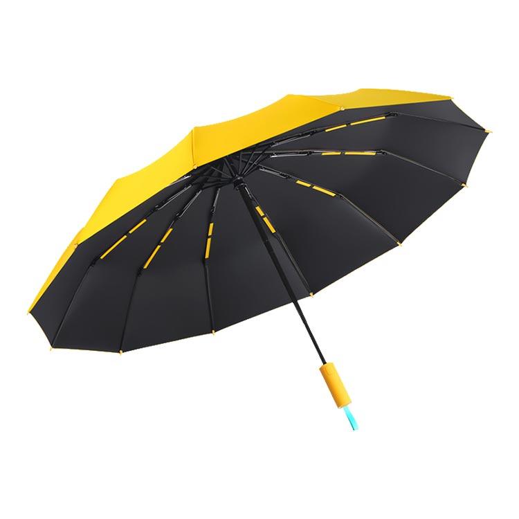 新款72骨全自動抗風摺疊傘 自動折疊傘 雨傘 加大加厚 情侶傘 男士傘 折疊傘-細節圖2