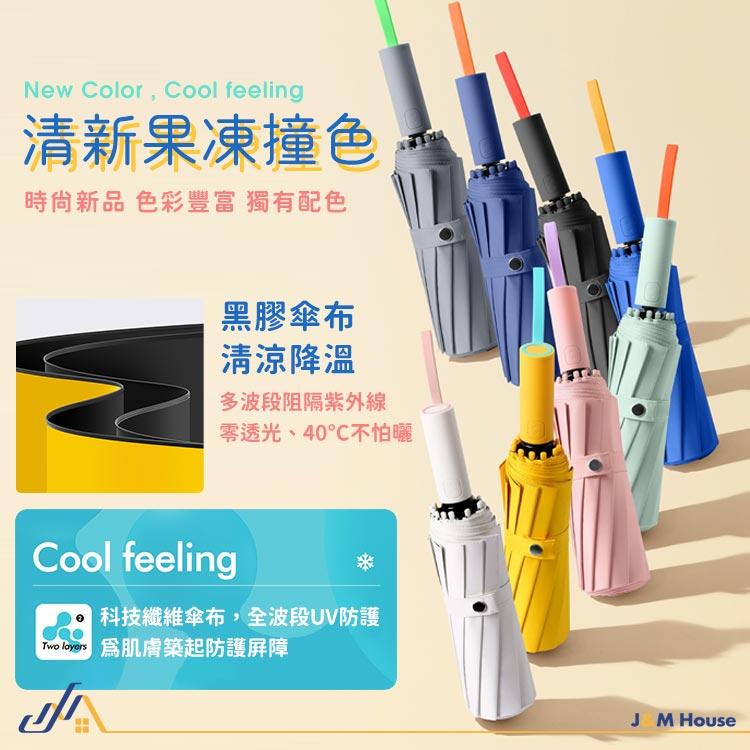 新款72骨全自動抗風摺疊傘 自動折疊傘 雨傘 加大加厚 情侶傘 男士傘 折疊傘-細節圖4