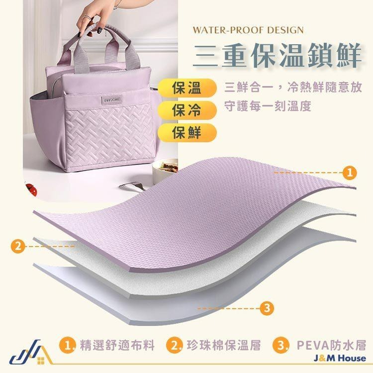 可頌手提四方保溫保冷袋 10L 便當袋 保冰袋 手提保溫包 防水保溫保冷袋 保鮮野餐包-細節圖5