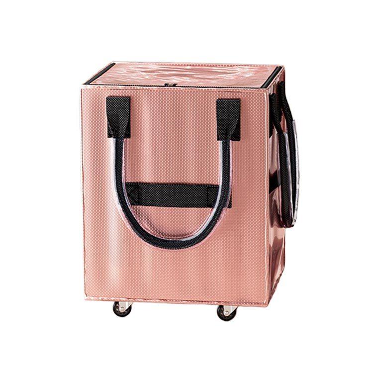 多功能摺疊購物包 折疊購物車 拖輪旅行袋 輪子購物袋 露營推車 買菜拉車袋 環保購物袋 購物袋-細節圖2