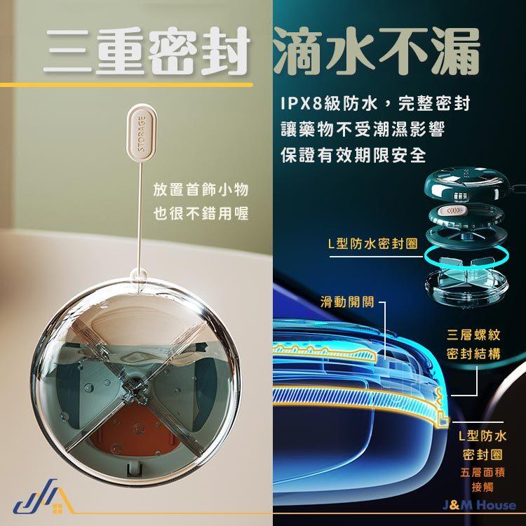 星空迷你隨身藥盒 一周分藥盒 随身藥盒 旅行藥盒 藥盒-細節圖4