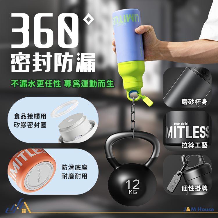 小米有品 waka保溫杯 316不銹鋼保溫杯 速開不銹鋼保溫瓶 500ml 保冷 保冰 運動水壺-細節圖8