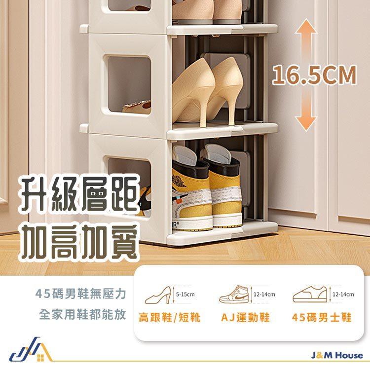 創意摺疊鞋架 鞋櫃 折疊鞋櫃 5層鞋架 玄關鞋櫃 鞋架 收納鞋盒 免組裝鞋櫃 免安裝鞋盒-細節圖5