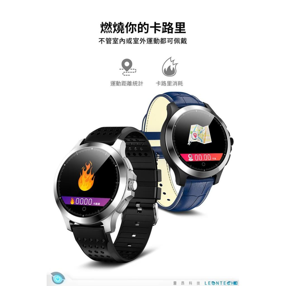 SDWatch Ｗ8 智能手錶 多種運動模式 訊息提醒 心律睡眠偵測 IP67防水 運動手錶 穿戴裝置 皮革款-細節圖7