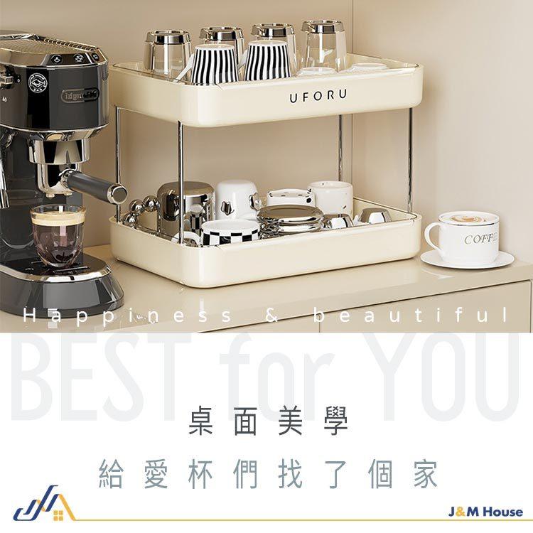 瀝水杯架 桌面托盤 三層瀝水杯架 雙層碗盤瀝水 杯架瀝水架 廚房收納 化妝品收納 收納架-細節圖3