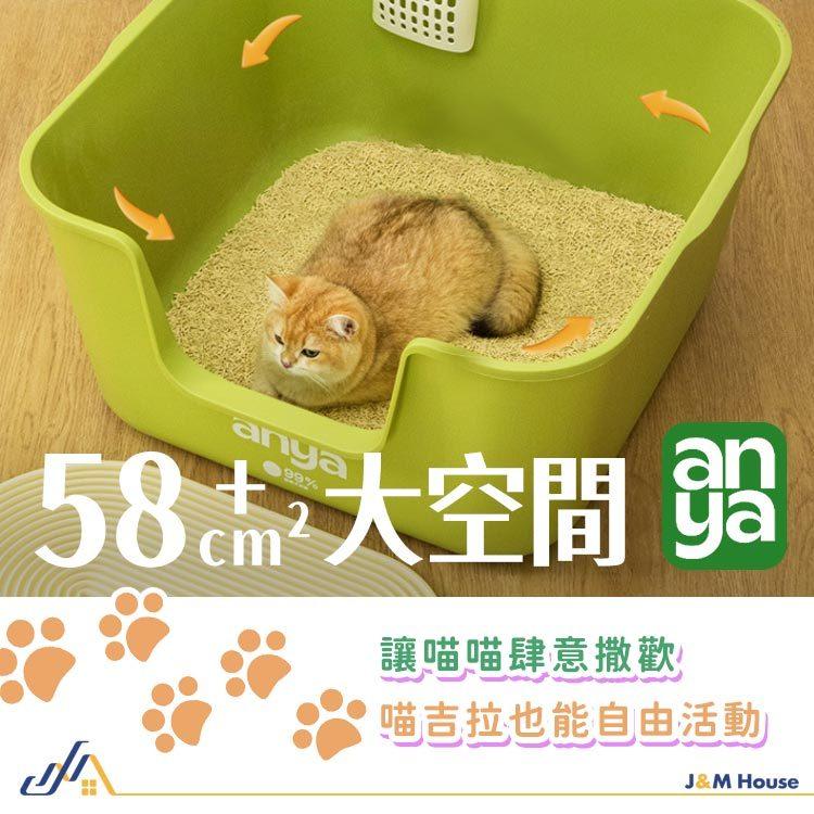 特大號抑菌貓砂盆套裝版 開放式貓砂盆 防外濺貓砂盆 貓砂墊 一體式貓砂盆 貓咪廁所 除臭抑菌 送貓砂鏟-細節圖4