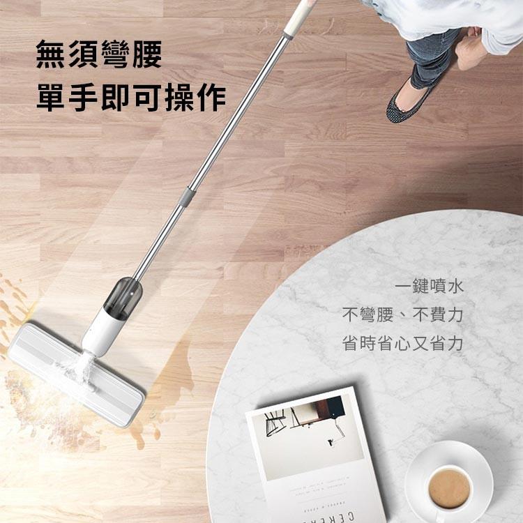 【台灣出貨】噴霧拖把 多功能乾濕兩用拖把 平板拖 懶人拖把 拖把 送3組拖布 乾溼兩用拖把 吸水拖把 平面拖把-細節圖5