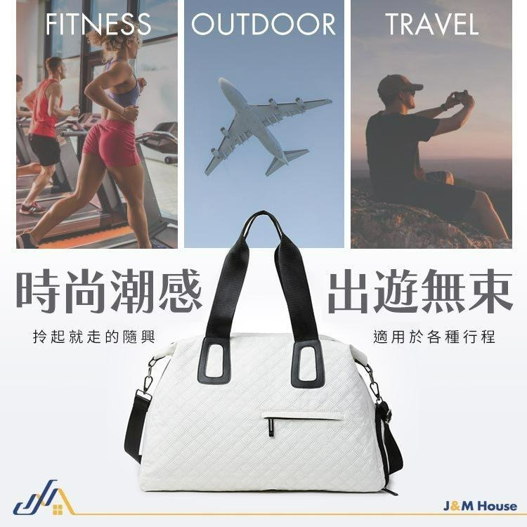 旅行運動包 大容量健身包 斜挎包 側背 手提 肩背包 乾溼分離包 防水旅行袋 運動包-細節圖3