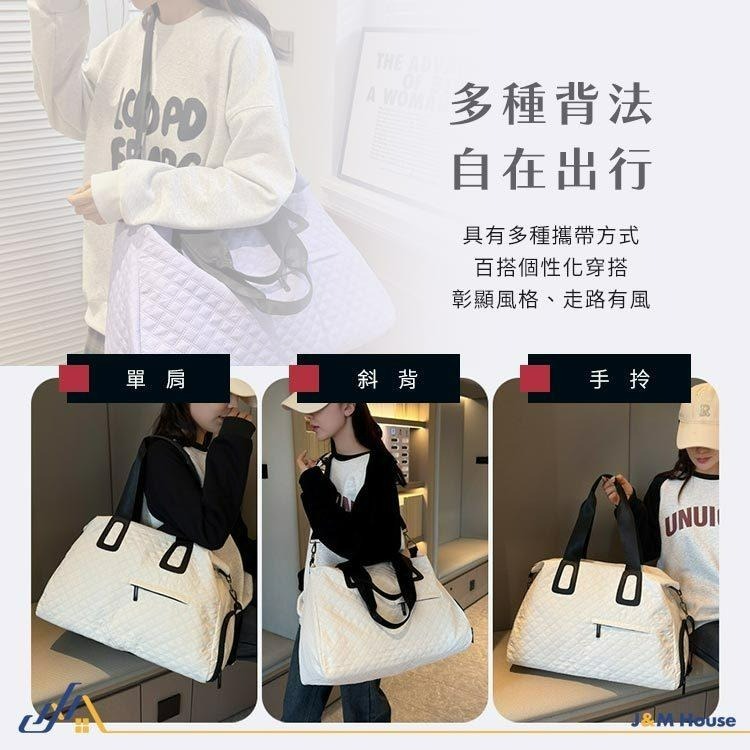 旅行運動包 大容量健身包 斜挎包 側背 手提 肩背包 乾溼分離包 防水旅行袋 運動包-細節圖6