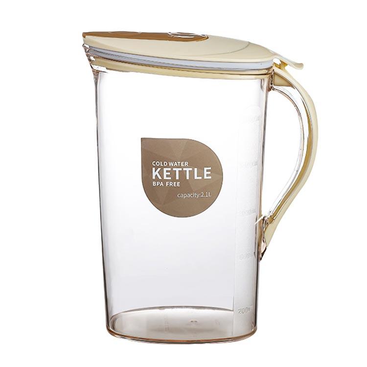 冷水壺 大容量冷水壺 涼水壺 水果水壺 戶外水壺 茶壺 2100ml-細節圖9