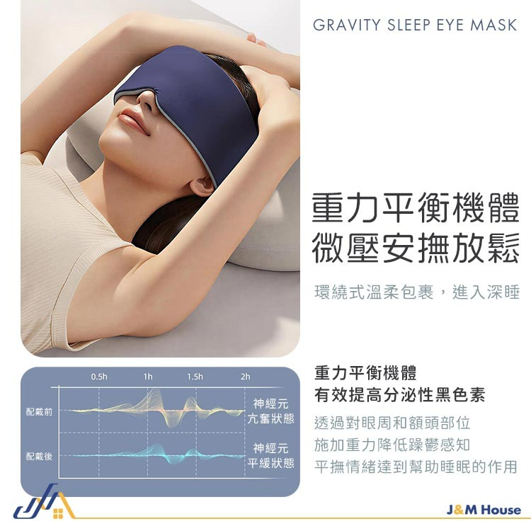 台灣現貨 Treesen科技深睡眼罩 深睡重力眼罩 睡眠眼罩 雙面溫涼深睡眼罩 遮光眼罩 助眠眼罩 微壓重力 紓壓 琗森-細節圖3