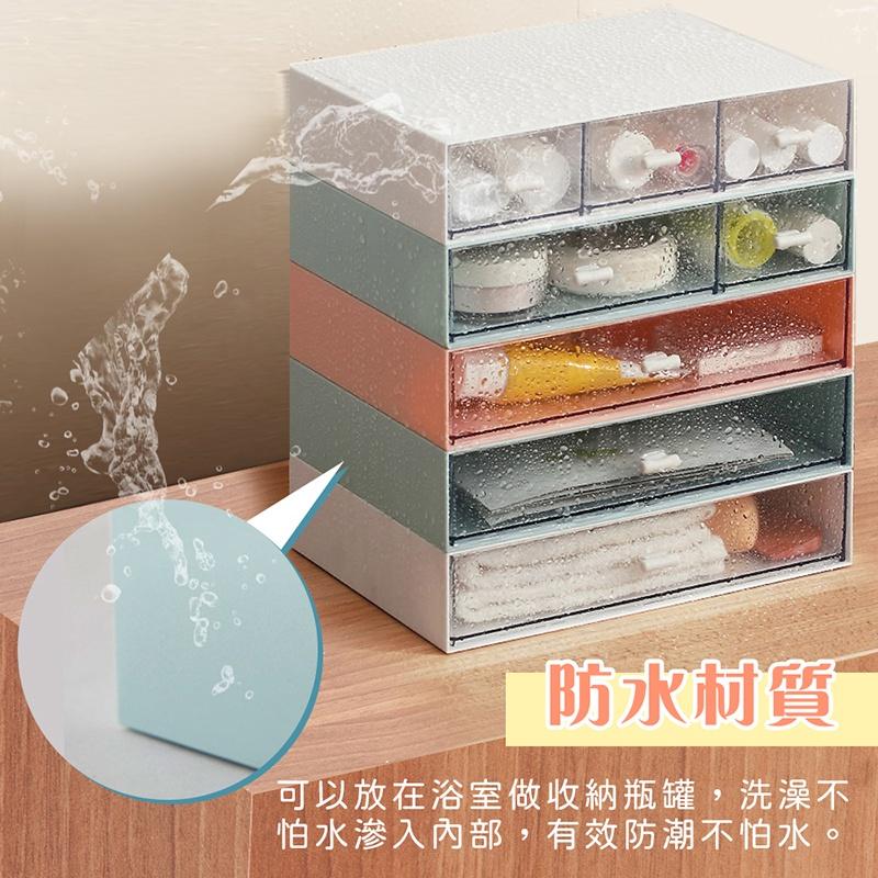 【台灣現貨 免運費！防潮防塵A5大空間】桌面抽屜收納盒 桌上收納 文具收納盒 整理盒儲物盒 小抽屜 抽屜盒 辦公桌上抽屜-細節圖3