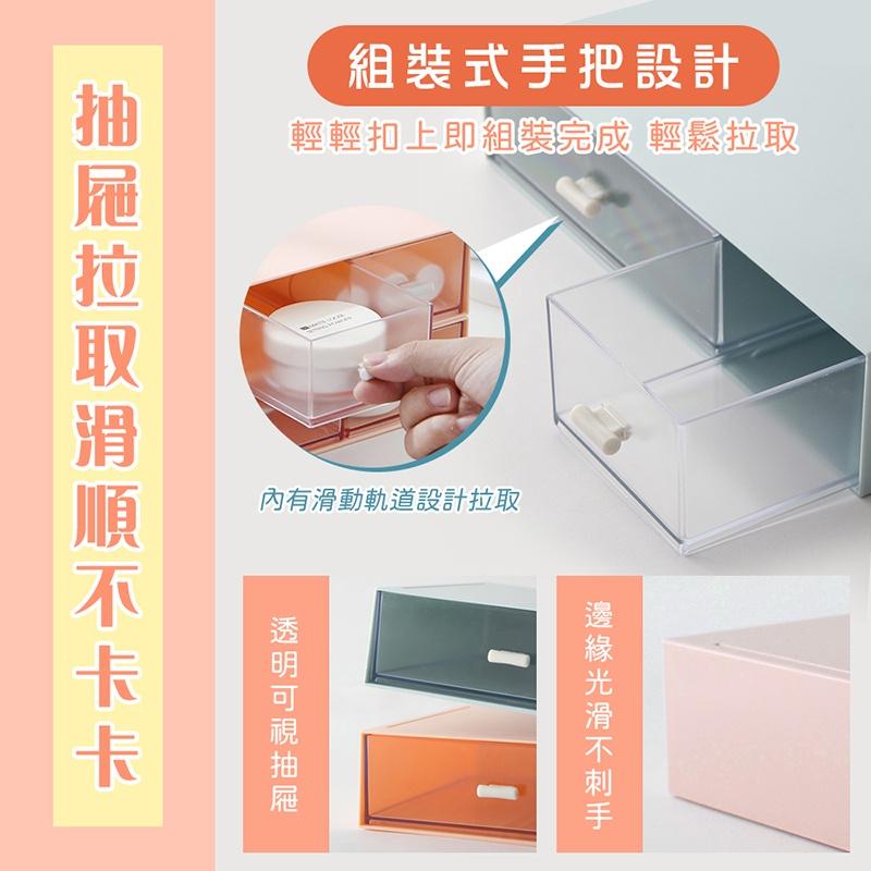 【台灣現貨 免運費！防潮防塵A5大空間】桌面抽屜收納盒 桌上收納 文具收納盒 整理盒儲物盒 小抽屜 抽屜盒 辦公桌上抽屜-細節圖7