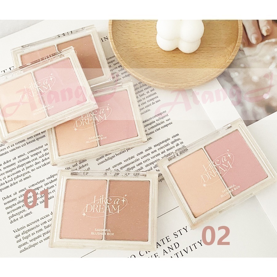 現貨 🇰🇷韓國 the SAEM like a dream 雙色腮紅 兩色可選 S-細節圖2