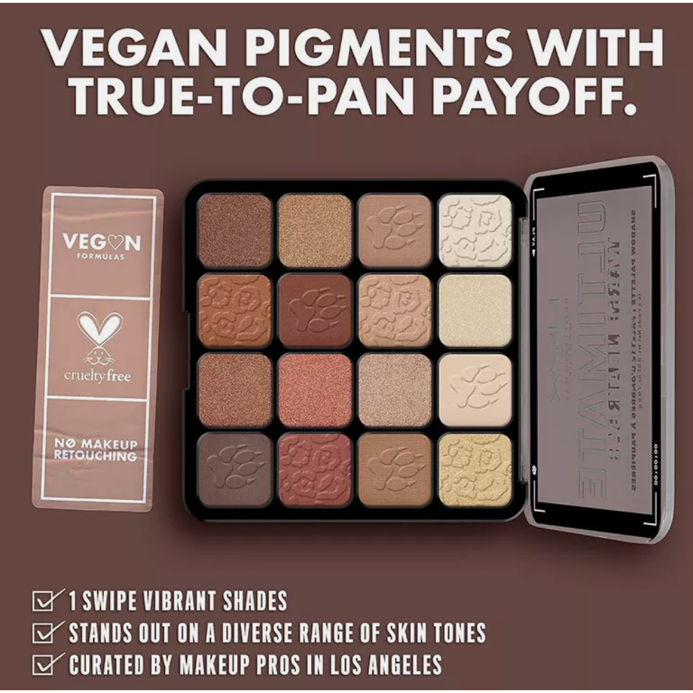 新品上架 🍁美國NYX 大地色 烏托邦 楓葉 warm neturals 眼影盤 眼影-規格圖4